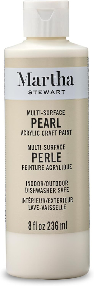 , Craft Paint, Mother of Pearl, 8 Fl Oz Premium Pearl Finish Paint, Perfect for
