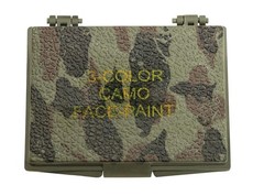 Rothco 3‑Color Camo Face Paint Compact – Camouflage Makeup One Size, Multi