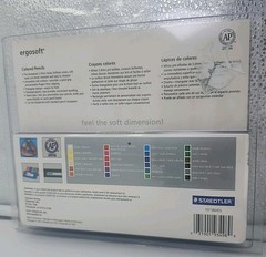 Staedtler Ergosoft Colored Pencils Set of 23 Colors in Stand-up Easel Case