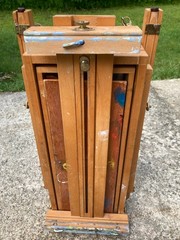 VINTAGE – JULLIAN HALF BOX – FIELD / TRAVEL EASEL – FRANCE