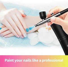 Airbrush-Kit Rechargeable Cordless Airbrush Compressor for Nail Art, makeup.