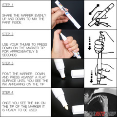 Waterproof Permanent Paint Marker Pen Car Tyre Tire Tread Rubber Metal pen Toyo