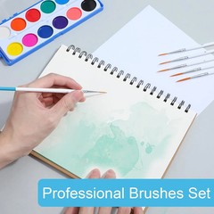 Script Liner Brush, 6 PCS Highly Flexible Paint Brushes Extra Long Fine Small