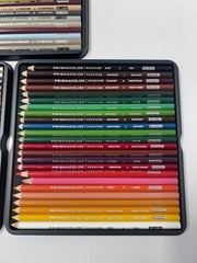 Prismacolor Premier Metal Tin of 72 Colored Pencils Mostly Never Used