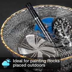 3pcs Silver Liquid Mirror Chrome Markers Permanent Art Liquid Chrome Marker Set