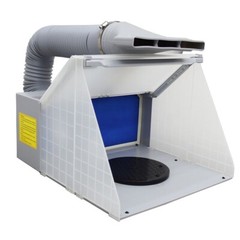 Foldable Built-in LED Lights Low Noise Portable Airbrush Paint Spray Booth Kit