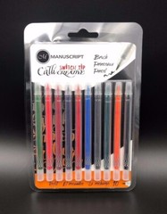 Manuscript Calli Creative Switch Tip Brush Refill Set of 10 Pen Not Included