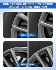 Wheel Rims Touch Up Paint Compatible with BMW Wheel – Matt Black/Matte Black