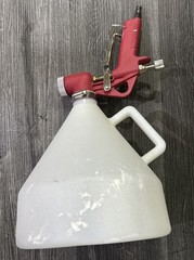 Air Hopper Spray Paint Gun 1.5 Gallon Texture Wall Painting Sprayer W/ 3 Nozzle