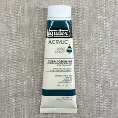 Vintage 1993 Liquitex Acrylic Artist Color Cobalt Green Hue No. 1045-173 2oz NEW