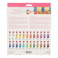 TALENS Art CREAT.Set 24/PKG, Black/Blue/Green/Red, One Size