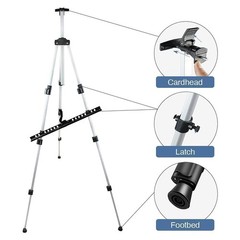 Art Easel Stand for Painting and Sign – 17 to 66 Inch Adjustable Aluminum Tri…