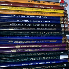 120 Pencils LOT – Artist Drawing Pencil – Eberhard , L&C Hardtmuth, Eagle, Venus