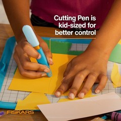 Kids Cutting Pen Foldable Non Slip Mat Safe Precision Craft Tool Fiskars School
