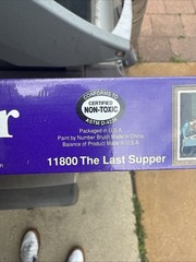 VTG Large Craft House Paint-by-Number “The Last Supper” New Sealed 14×28 Inches
