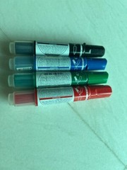 Multi Colour WHITEBOARD MARKER PEN 6PCS MEDIUM bullet refillables