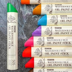 Floral Colors Oil Paint Stick Water Soluable – Set of 12 12 Floral Colors