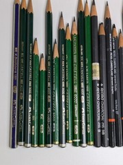 Graphic Pencil Lot- 36 New Staedler Norica W/ Derwent, Stabilo & Faber Castels