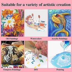 Bulk Canvas Panels 8x10in – 28 Pack Cotton Boards for Oil, Acrylic & Watercolor