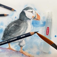 Derwent Colored Pencils Inktense Ink Pencils Drawing Art Metal Tin 72 Count (230