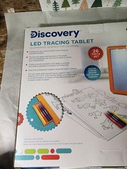Discovery Kids Discovery Toy Kids Tracing Tablet LED 6+ NEW E4
