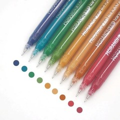 Lango ~ Morandi Retro ~ 0.6mm needle point pens ~ 9 asst