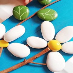 120pcs Smooth Gray Tiny Painting Rocks | Natural Textured Stones for Arts, Cr…