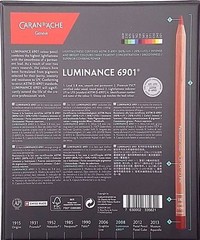Caran D’ache Luminance Permanent Coloured Pencil 12 Colour Box Set