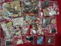 Board Game Punchboard Leftovers – Collage – 3 Pounds – Many Colors Shapes Sizes!
