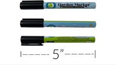 2 Pack Garden Marker Pen Permanent Markers Black UV Fade Resistant Marker Pen…