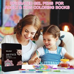 160 Pack Gel Pens for Adult Coloring Book, 80 Colors Gel Pens Colored with 80…