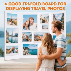 TUXITA Trifold Poster Board,24 Pack 36″ x 48″ Large White Corrugated ,Science…