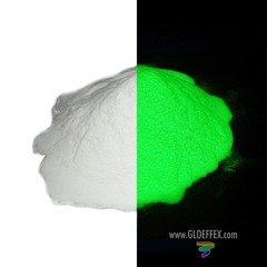 Glow in the Dark Powder Pigment Sample Pack – GREEN – AQUA – PURPLE – ORANGE