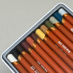 DERWENT (12 COUNT) Drawing Pencils Water Soluble in Metal Tin Case 0700671