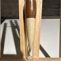 Japanese Calligraphy Mop Brush No. 7 Long Wooden Handle Natural with pen holder