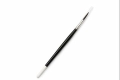 Andrew Mack 169 Blue Squirrel Black Synthetic Mix Quill Brush Size 0