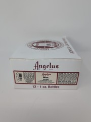 (12) 1 Oz Bottles Of Angelus Acrylic Leather Mint Paint New