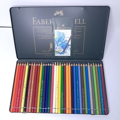 Faber Castell Albrecht Durer 36 Watercolour Pencils Metal Tin Case