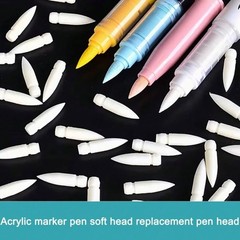 30 PCS Marker Pen Tips Acrylic Paint Replacement Drawing Soft Brush Nibs