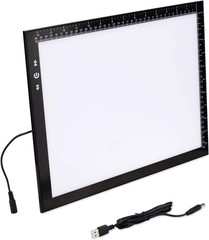 A3 Artist Tracing Light Box Copy Table, 12V1A Adapter Power Dimmerable 6000