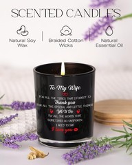 BeauGift Mothers Day Gifts for Wife, 2.75 inches (W) x 3.5 (H), Black