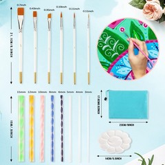 Mandala Dotting Tools Painting Kit, 58Pcs Dotting Tools for Painting DIY Rock…