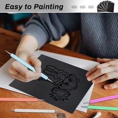 Graphite Transfer Paper 30 Sheets Stylus Tool Tracing Wood Canvas 8.5×11