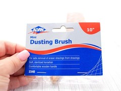 Alvin 2340 Wooden Dusting Brush – Soft Bristles with Comfort Curve Handle (1pc)