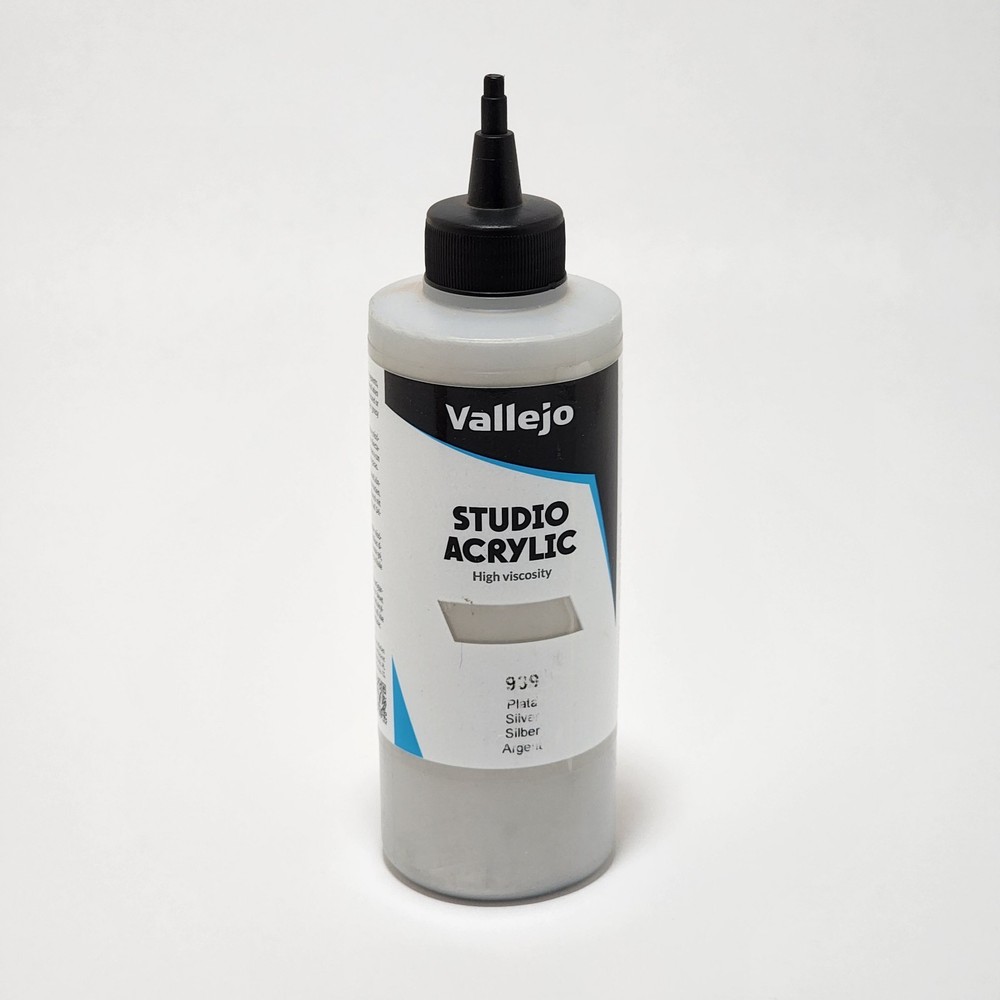Vallejo Studio Acrylic Silver Color – 200ml – #939