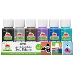 Essentials Acrylic Paint Set, 12, 24 Fl Oz (Pack of 1)