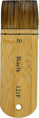 Watercolor Hake Brush Professional, 4PCS Bamboo Short Handle Squirrel Mix Hair P