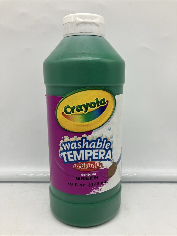 BRAND NEW Crayola Washable Paint, Green, 16 oz. FAST FREE SHIPPING