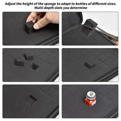 Model Paint Storage Case for Testors Paint Set, Paints Organizer Carrying Bag…