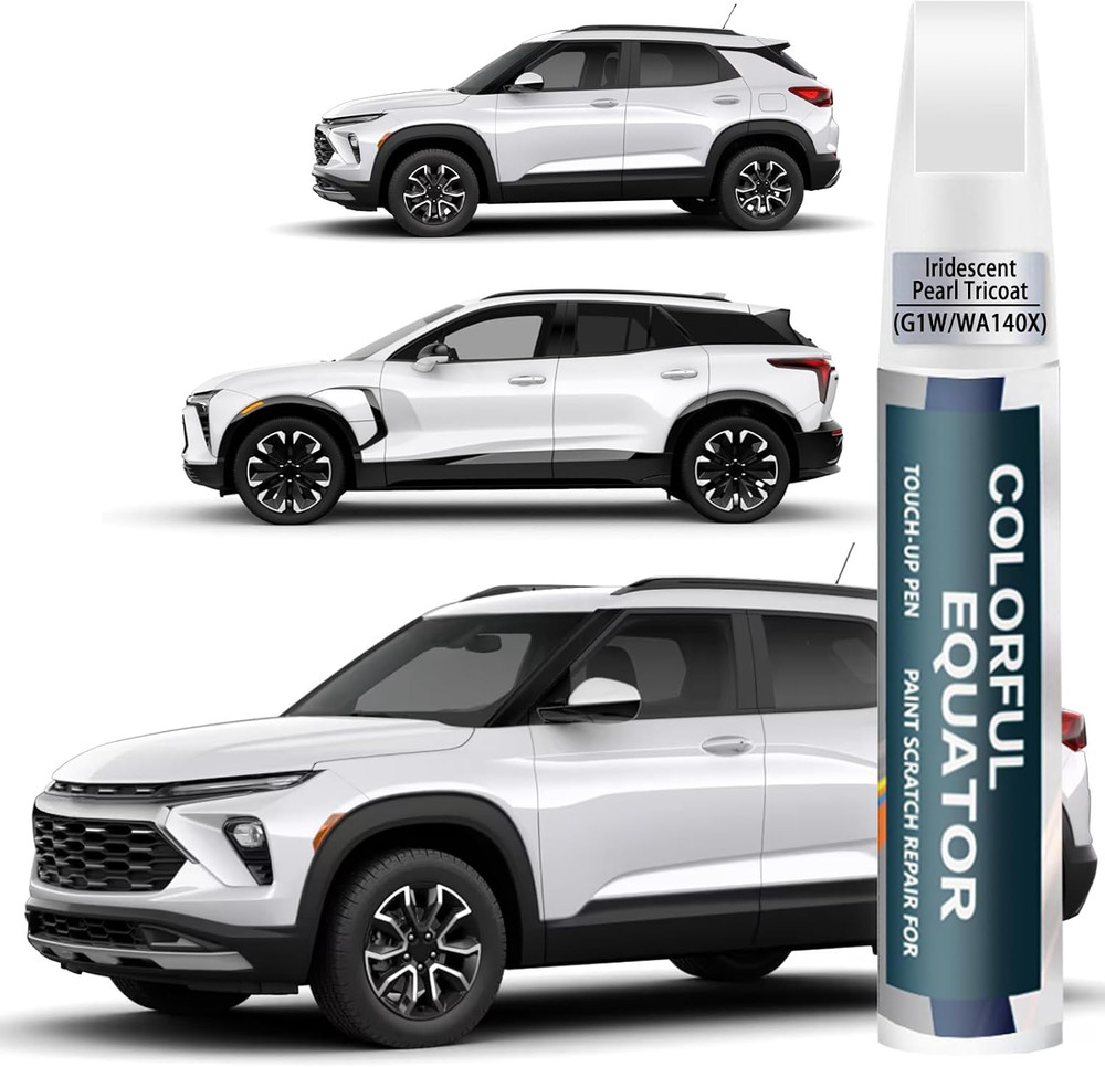 QAB Pearl White Tricoat Touch Up Paint for Nissan Car Paint Pen Scratch Repair